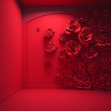8 صور خلفيات حمراء بالورود