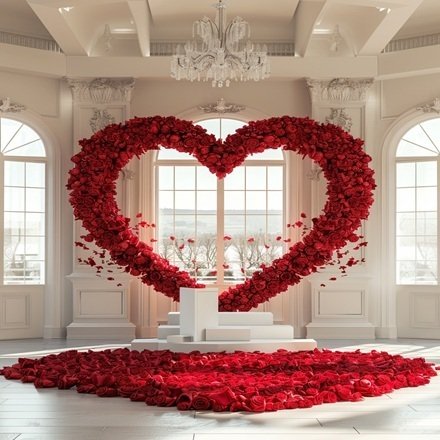 55 صورة للزفاف قلب حب 4
