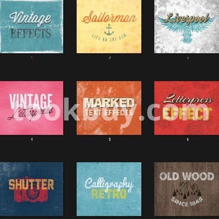 Vintage text